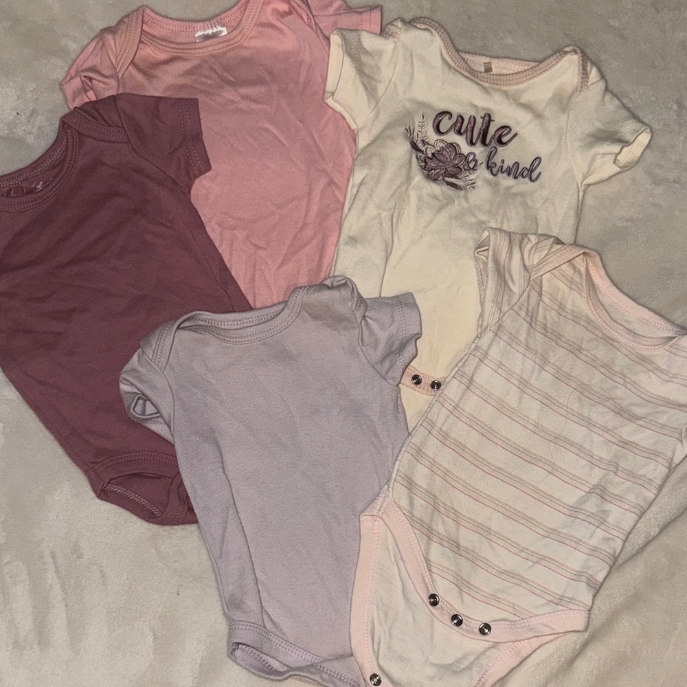 Assorted Baby One Pieces Set